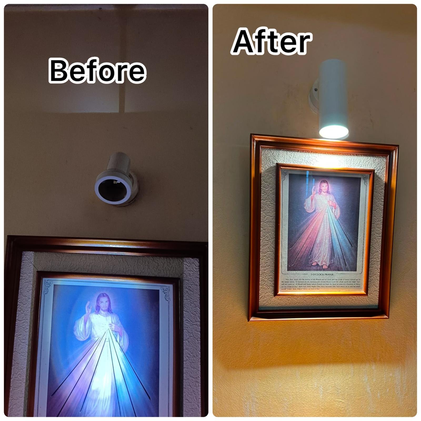 Wall-Mounted Spotlight Replacement & Installation Service in Singapore